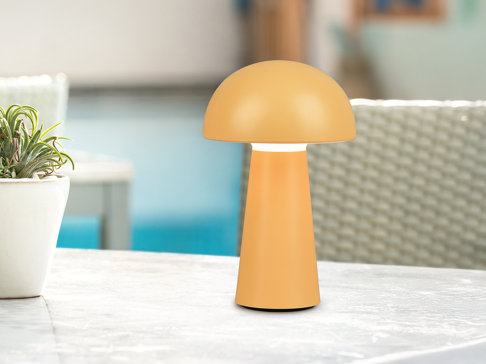 Außentischleuchten kabellos ohne Strom Beleuchtung Outdoor Draußen & Balkon USB - Bild 12 von 16