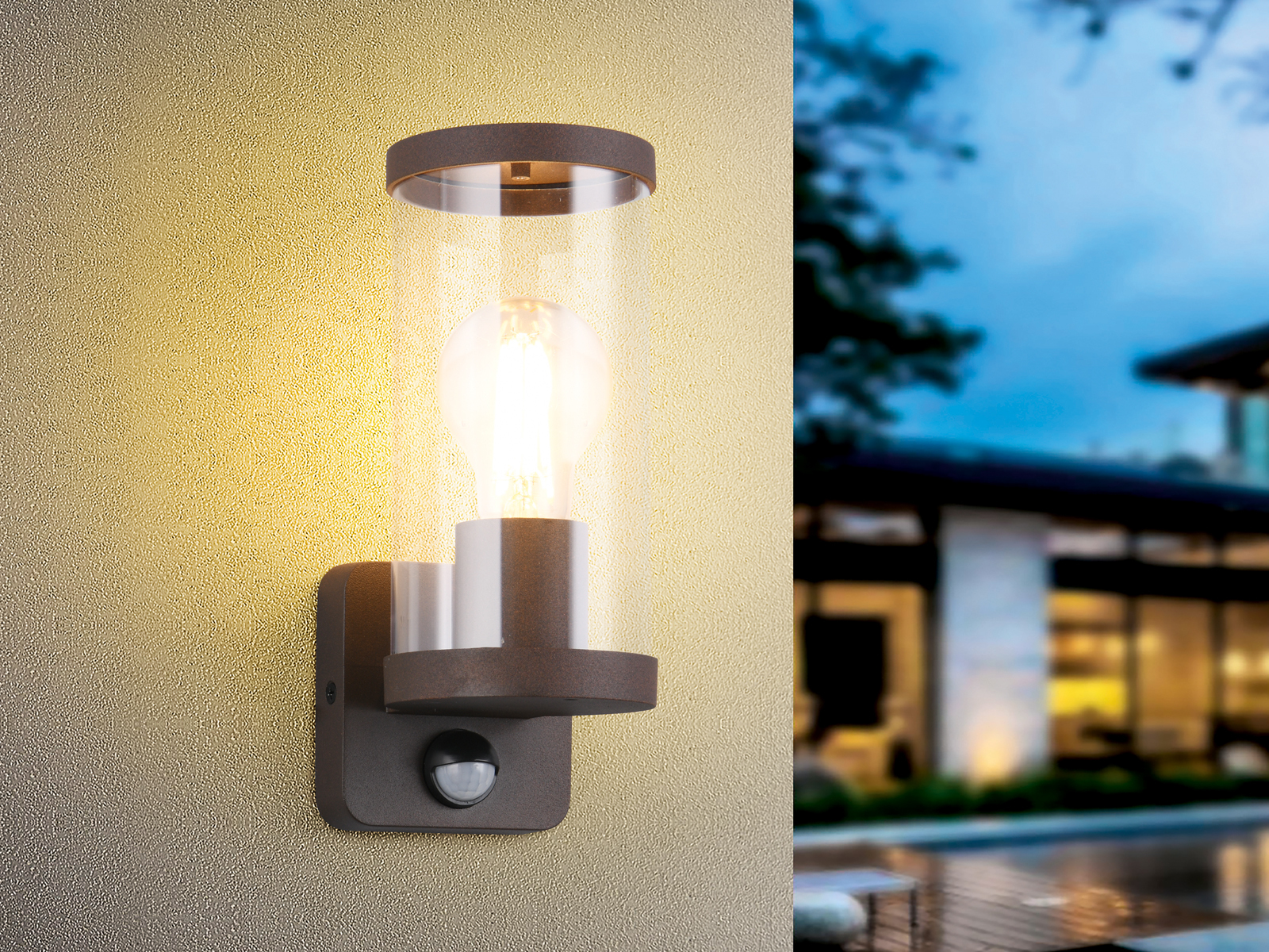 Außenleuchten mit und ohne Bewegungsmelder moderne Landhausstil Terrassenlampen - Bild 15 von 17