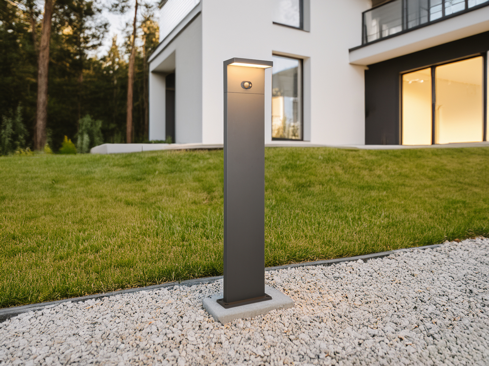 Luces exteriores híbridas con electricidad y energía solar, luces de jardín e iluminación de cochera - Imagen 14 de 14