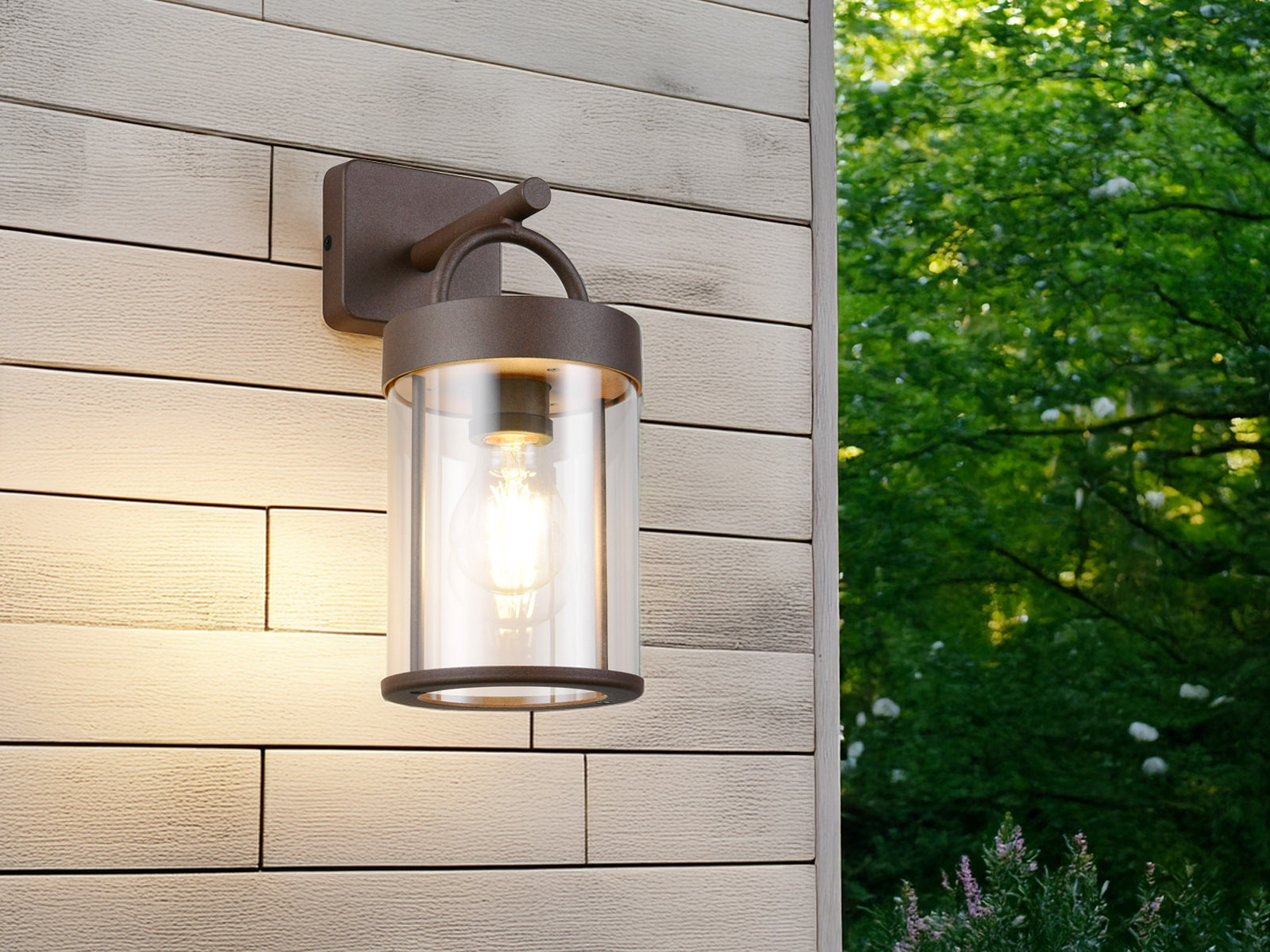 Fassadenlampen Eingangsbereich Außen Terrassenlampen zur Outdoor Beleuchtung - Bild 13 von 13