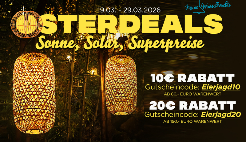 Osterdeals! Jetzt bis zu 20 € sparen!