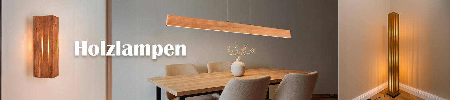 Holzlampen